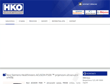Tablet Screenshot of hko.hr